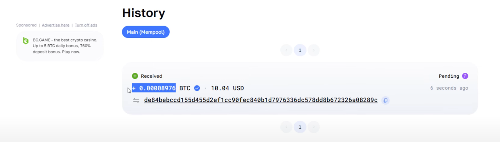 Trade Ethereum to Bitcoin using MetaMask